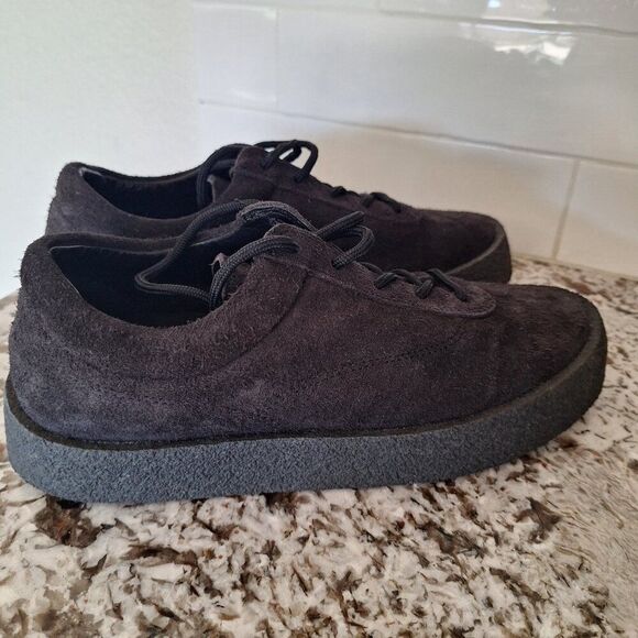 YEEZY Season 6 Sneaker Thick Shaggy Suede Graphite Crepe Tonal Sole Size 39 - Picture 2 of 11